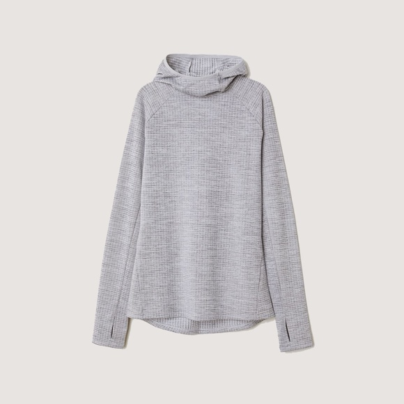 H&M Tops - Navy Fitted Fleece Hoodie